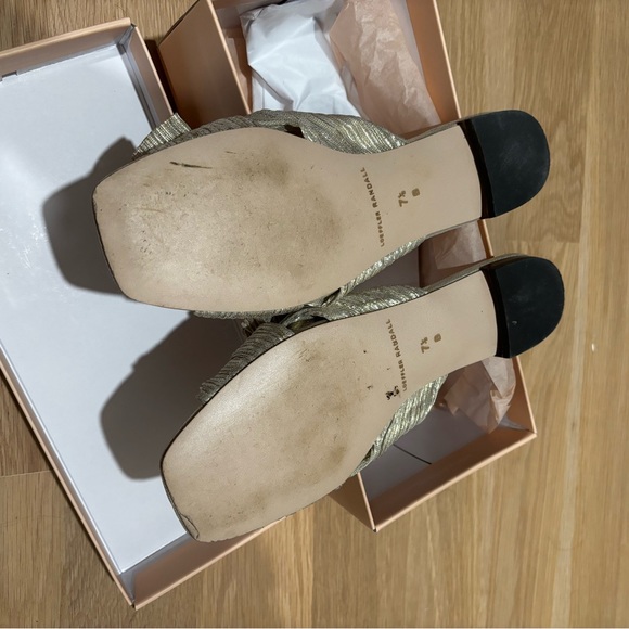 Loeffer Randall Flat Sandal Daphne pleated - Picture 3 of 3